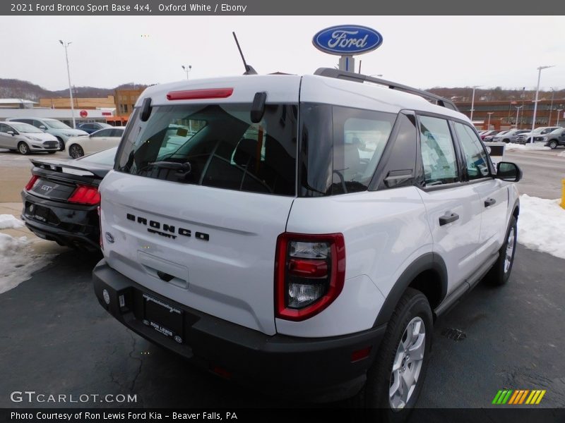 Oxford White / Ebony 2021 Ford Bronco Sport Base 4x4