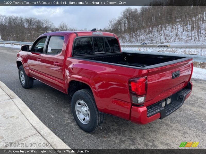 Barcelona Red Metallic / Cement Gray 2022 Toyota Tacoma SR Double Cab 4x4