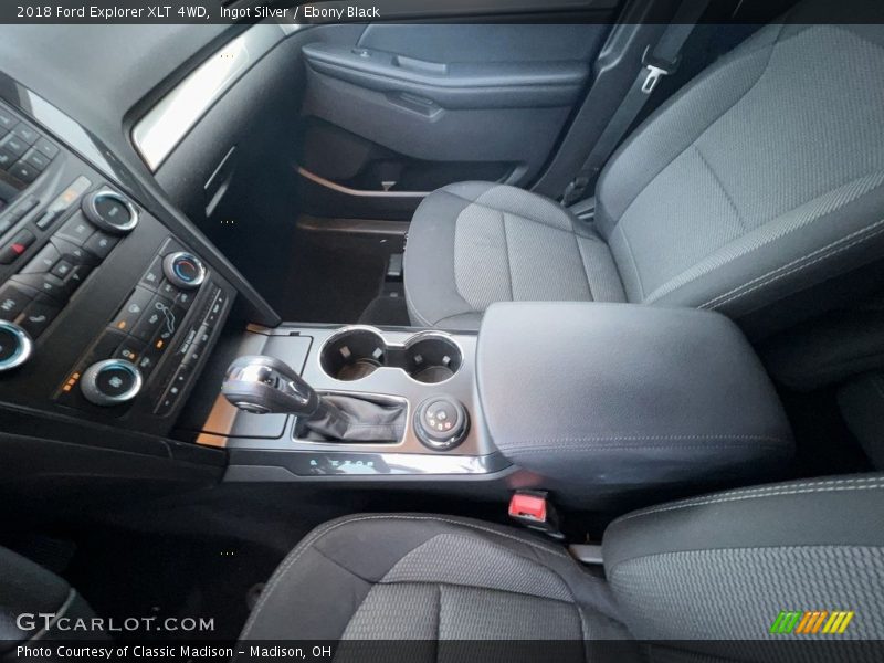 Ingot Silver / Ebony Black 2018 Ford Explorer XLT 4WD