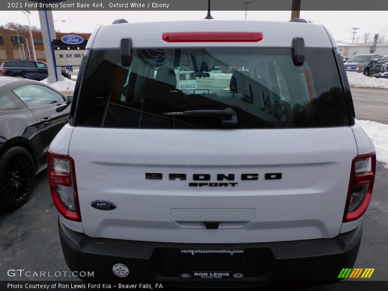 Oxford White / Ebony 2021 Ford Bronco Sport Base 4x4
