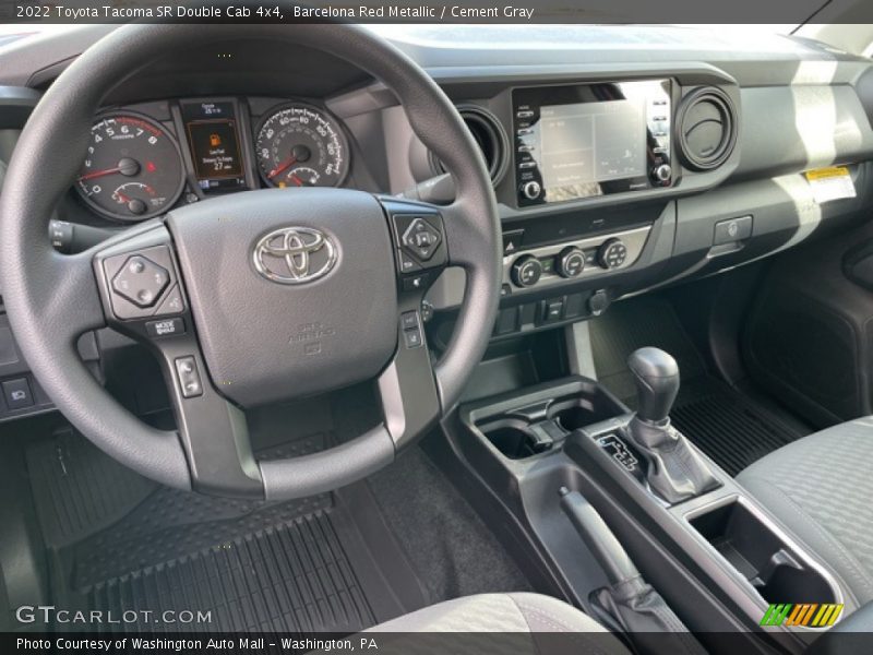  2022 Tacoma SR Double Cab 4x4 Cement Gray Interior