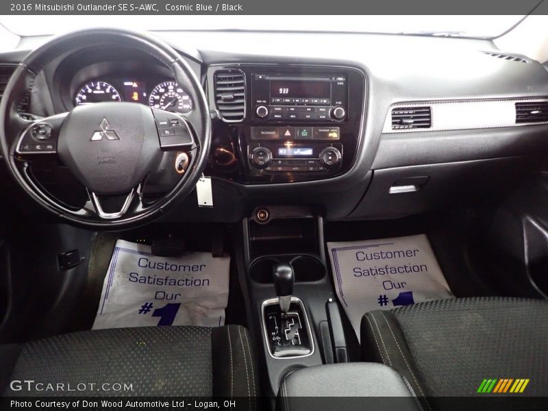 Cosmic Blue / Black 2016 Mitsubishi Outlander SE S-AWC