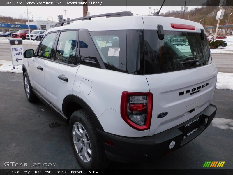 Oxford White / Ebony 2021 Ford Bronco Sport Base 4x4