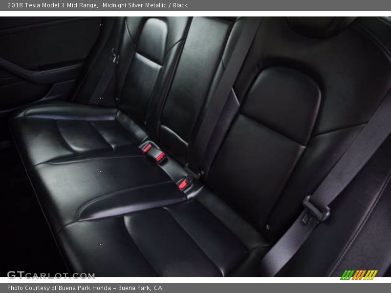 Rear Seat of 2018 Model 3 Mid Range