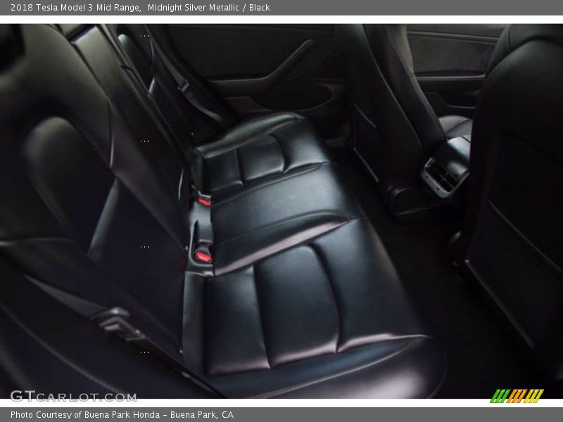 Rear Seat of 2018 Model 3 Mid Range