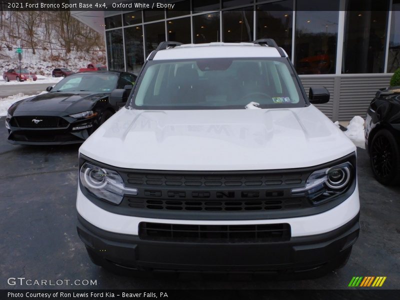 Oxford White / Ebony 2021 Ford Bronco Sport Base 4x4