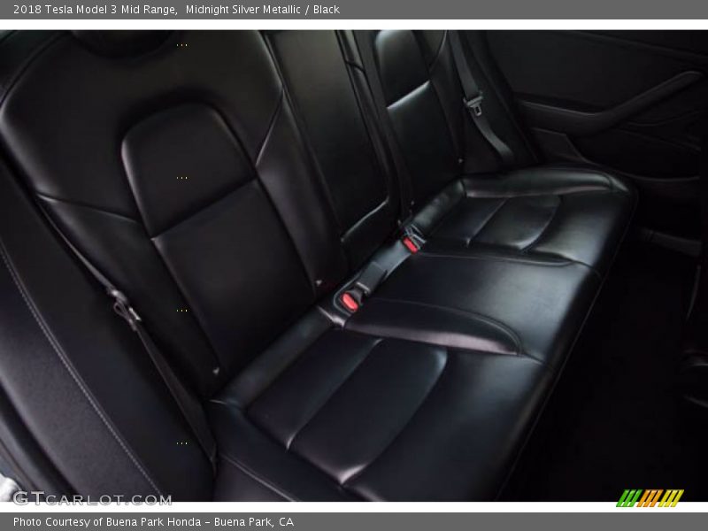 Rear Seat of 2018 Model 3 Mid Range