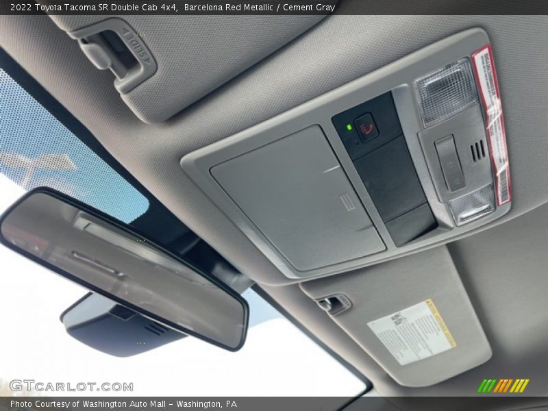 Barcelona Red Metallic / Cement Gray 2022 Toyota Tacoma SR Double Cab 4x4
