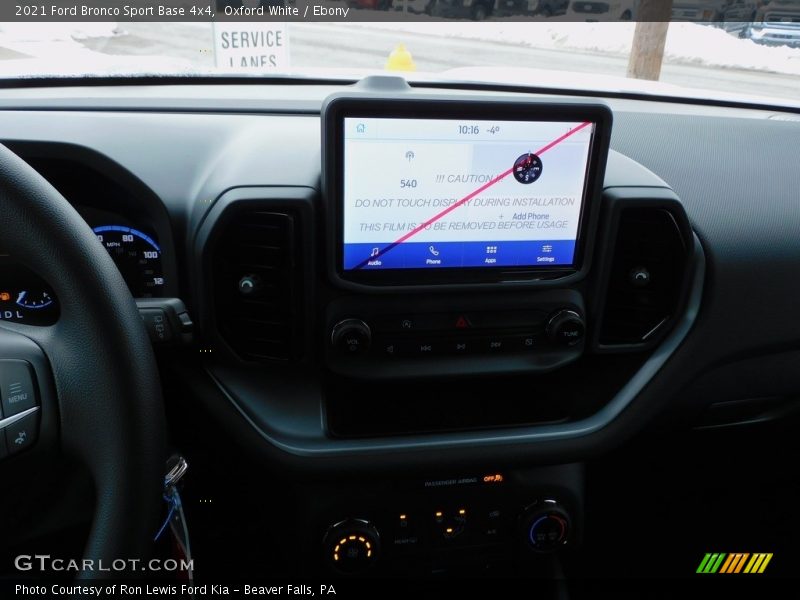 Oxford White / Ebony 2021 Ford Bronco Sport Base 4x4