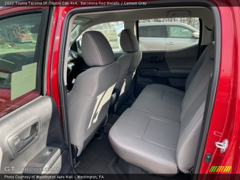 Rear Seat of 2022 Tacoma SR Double Cab 4x4
