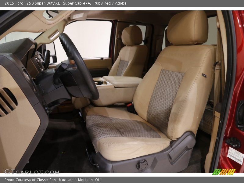  2015 F250 Super Duty XLT Super Cab 4x4 Adobe Interior