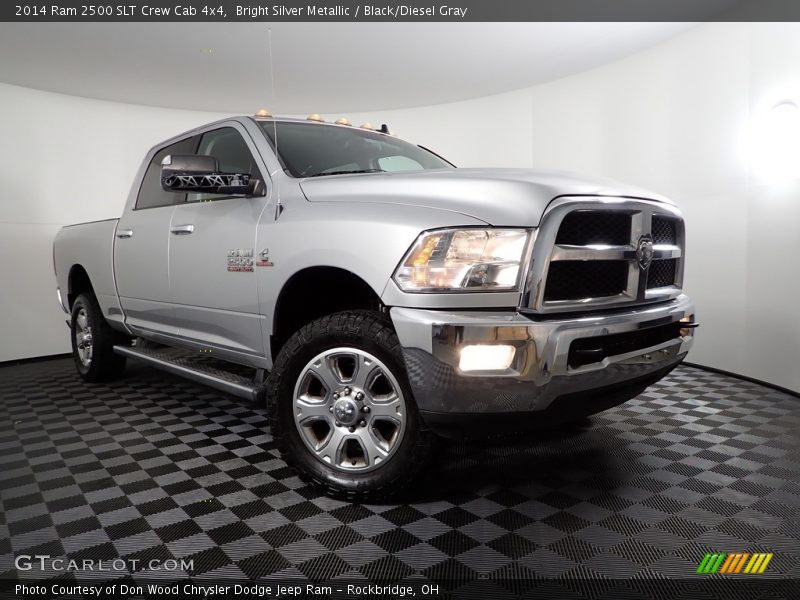Bright Silver Metallic / Black/Diesel Gray 2014 Ram 2500 SLT Crew Cab 4x4
