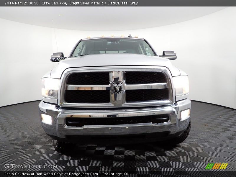 Bright Silver Metallic / Black/Diesel Gray 2014 Ram 2500 SLT Crew Cab 4x4