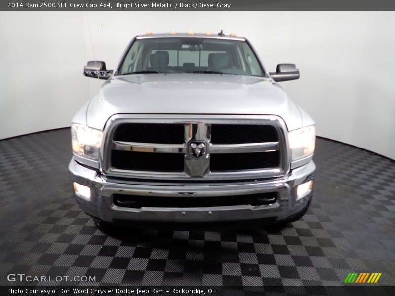 Bright Silver Metallic / Black/Diesel Gray 2014 Ram 2500 SLT Crew Cab 4x4