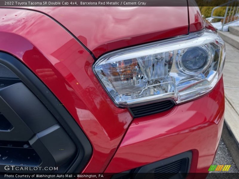 Barcelona Red Metallic / Cement Gray 2022 Toyota Tacoma SR Double Cab 4x4