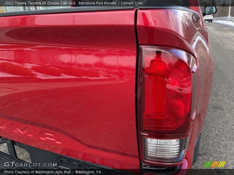 Barcelona Red Metallic / Cement Gray 2022 Toyota Tacoma SR Double Cab 4x4