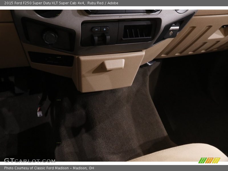 Ruby Red / Adobe 2015 Ford F250 Super Duty XLT Super Cab 4x4