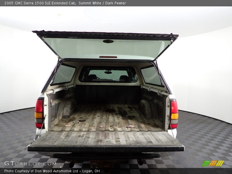 Summit White / Dark Pewter 2005 GMC Sierra 1500 SLE Extended Cab