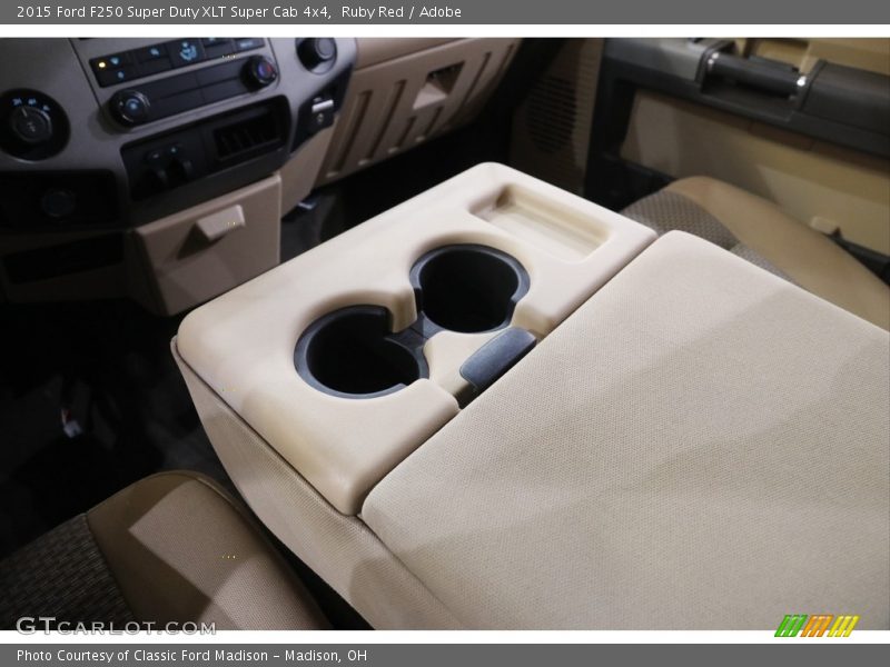 Ruby Red / Adobe 2015 Ford F250 Super Duty XLT Super Cab 4x4