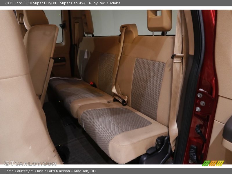 Ruby Red / Adobe 2015 Ford F250 Super Duty XLT Super Cab 4x4