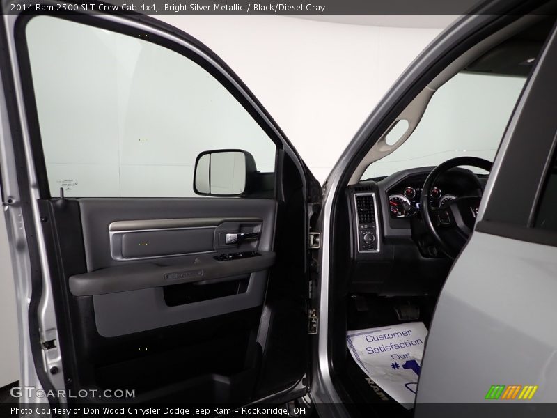 Bright Silver Metallic / Black/Diesel Gray 2014 Ram 2500 SLT Crew Cab 4x4
