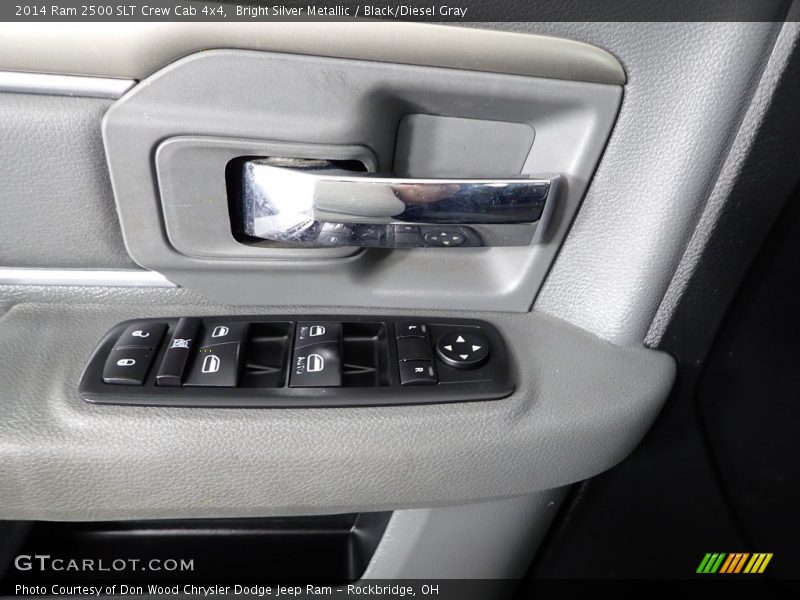 Bright Silver Metallic / Black/Diesel Gray 2014 Ram 2500 SLT Crew Cab 4x4