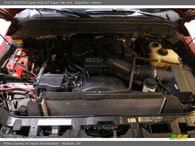 Ruby Red / Adobe 2015 Ford F250 Super Duty XLT Super Cab 4x4