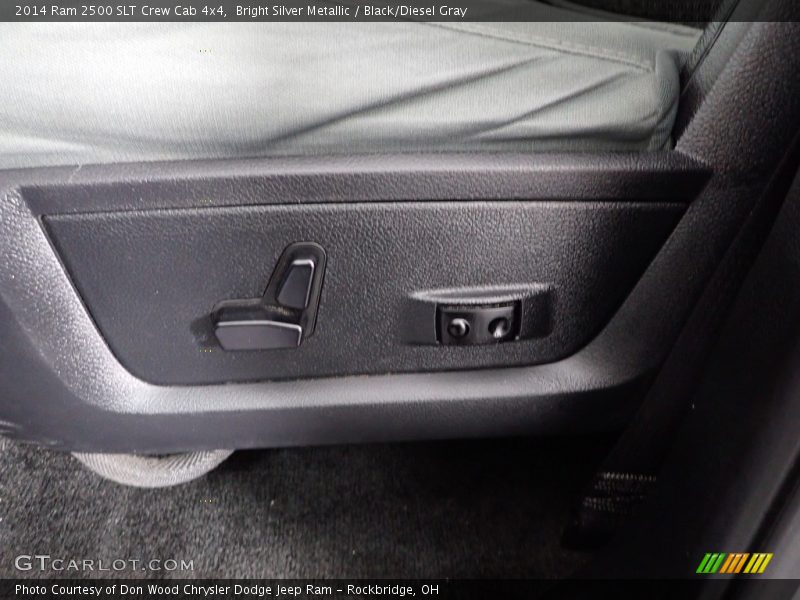 Bright Silver Metallic / Black/Diesel Gray 2014 Ram 2500 SLT Crew Cab 4x4