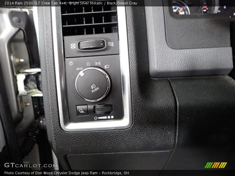 Bright Silver Metallic / Black/Diesel Gray 2014 Ram 2500 SLT Crew Cab 4x4