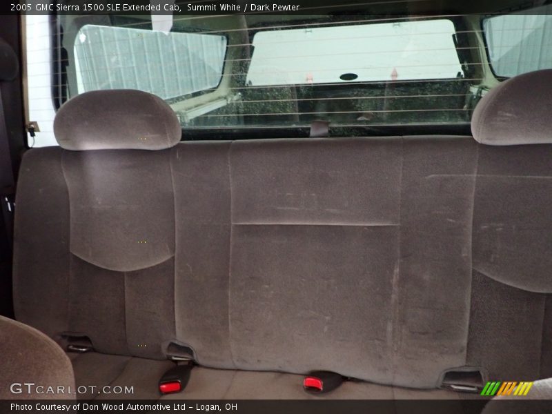 Summit White / Dark Pewter 2005 GMC Sierra 1500 SLE Extended Cab