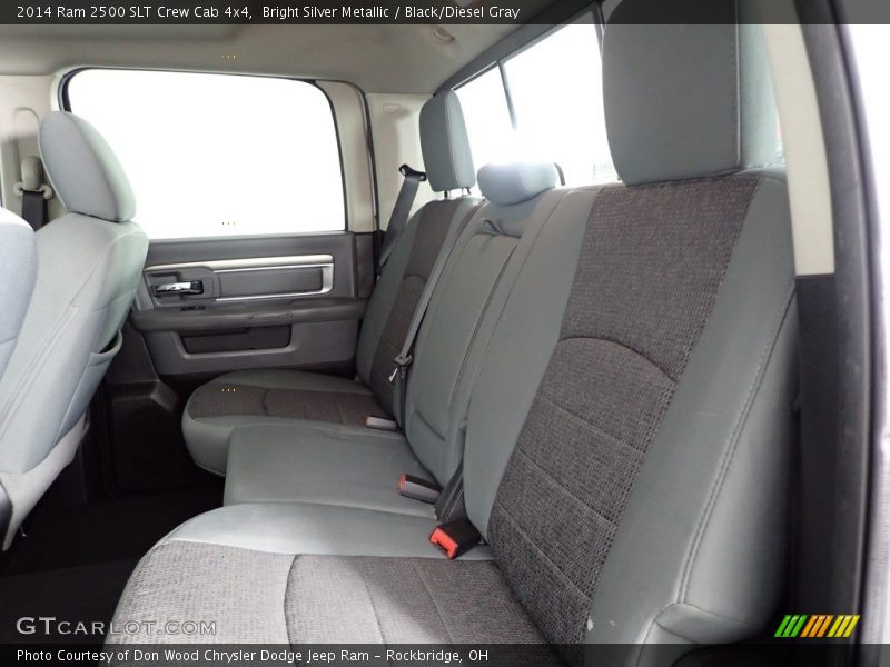 Bright Silver Metallic / Black/Diesel Gray 2014 Ram 2500 SLT Crew Cab 4x4