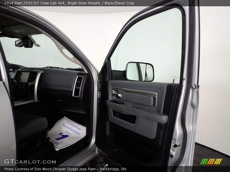 Bright Silver Metallic / Black/Diesel Gray 2014 Ram 2500 SLT Crew Cab 4x4