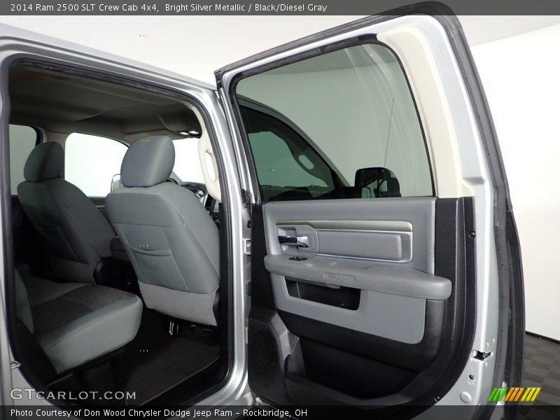 Bright Silver Metallic / Black/Diesel Gray 2014 Ram 2500 SLT Crew Cab 4x4