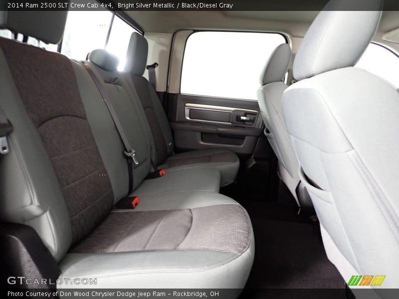 Bright Silver Metallic / Black/Diesel Gray 2014 Ram 2500 SLT Crew Cab 4x4