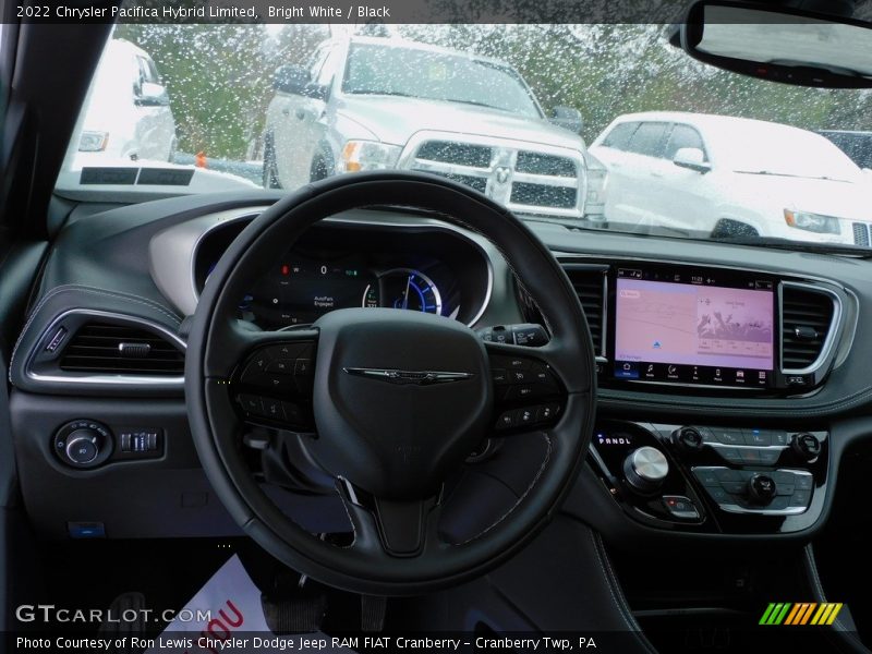 Dashboard of 2022 Pacifica Hybrid Limited