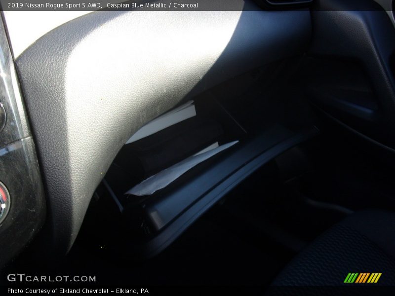 Caspian Blue Metallic / Charcoal 2019 Nissan Rogue Sport S AWD