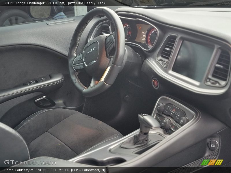Jazz Blue Pearl / Black 2015 Dodge Challenger SRT Hellcat
