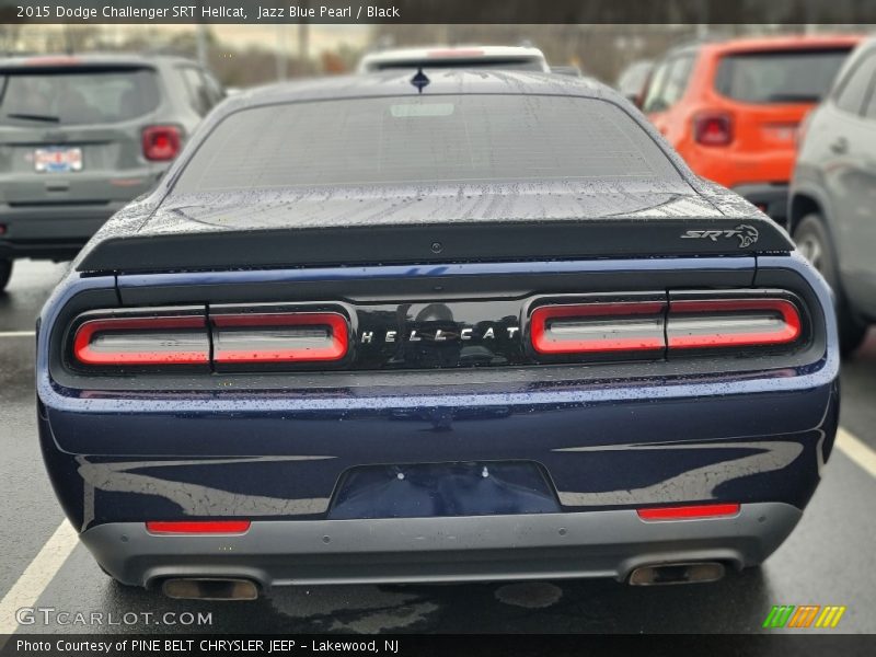 Jazz Blue Pearl / Black 2015 Dodge Challenger SRT Hellcat