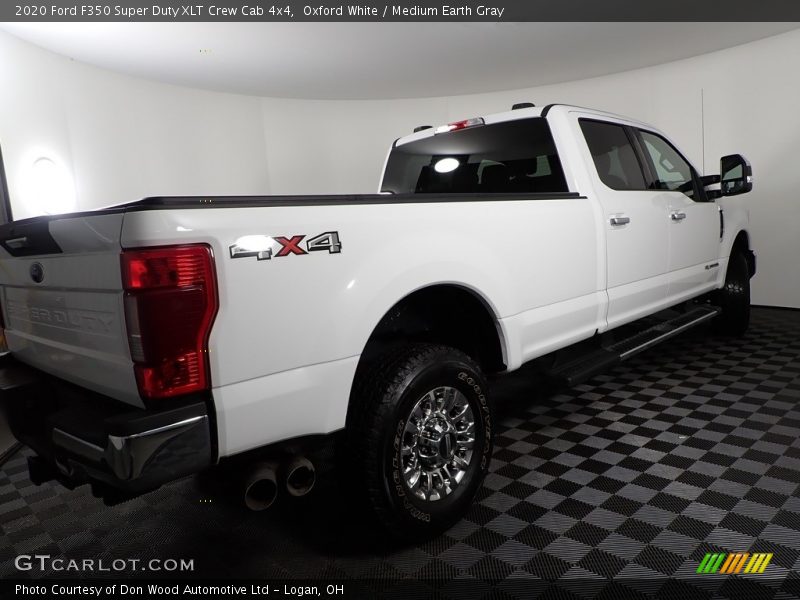 Oxford White / Medium Earth Gray 2020 Ford F350 Super Duty XLT Crew Cab 4x4