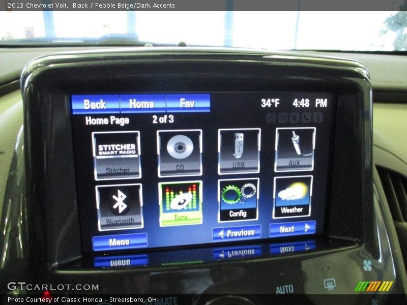 Black / Pebble Beige/Dark Accents 2013 Chevrolet Volt