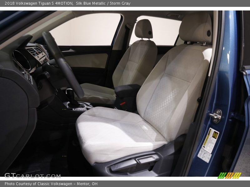 Silk Blue Metallic / Storm Gray 2018 Volkswagen Tiguan S 4MOTION