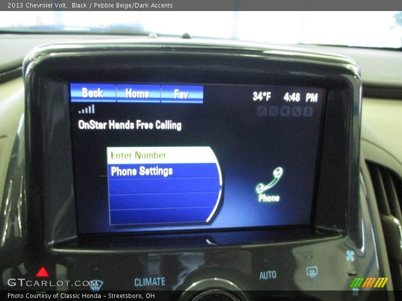Black / Pebble Beige/Dark Accents 2013 Chevrolet Volt