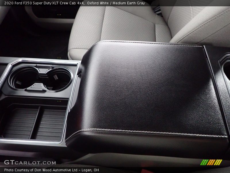 Oxford White / Medium Earth Gray 2020 Ford F350 Super Duty XLT Crew Cab 4x4