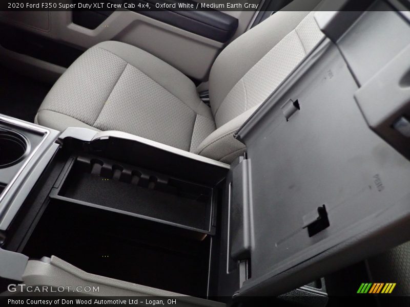 Oxford White / Medium Earth Gray 2020 Ford F350 Super Duty XLT Crew Cab 4x4