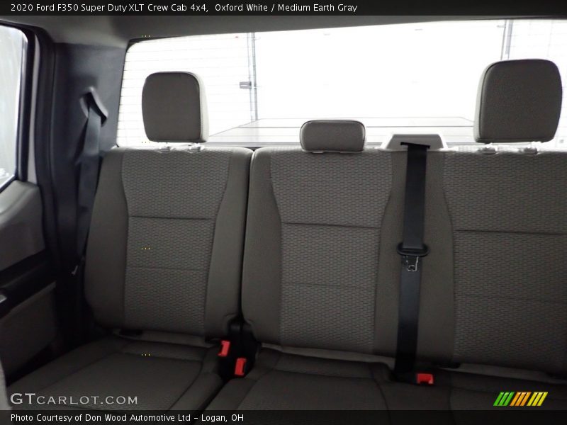 Oxford White / Medium Earth Gray 2020 Ford F350 Super Duty XLT Crew Cab 4x4