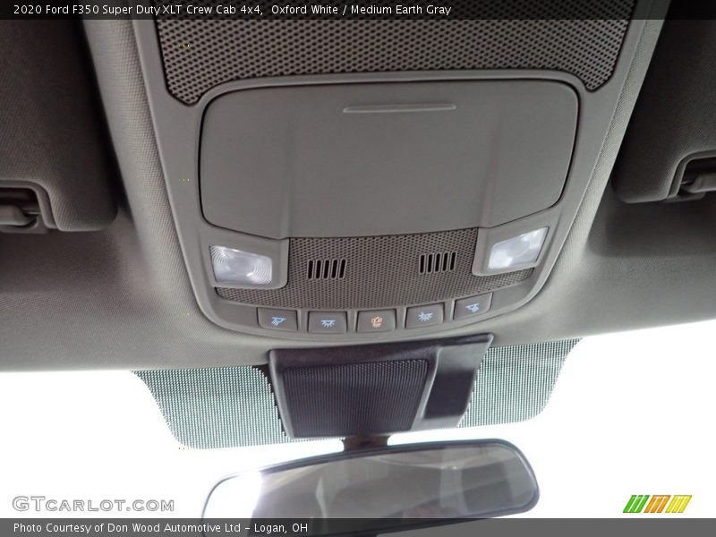 Oxford White / Medium Earth Gray 2020 Ford F350 Super Duty XLT Crew Cab 4x4