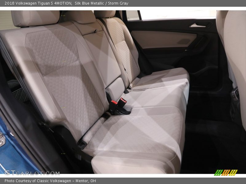 Silk Blue Metallic / Storm Gray 2018 Volkswagen Tiguan S 4MOTION