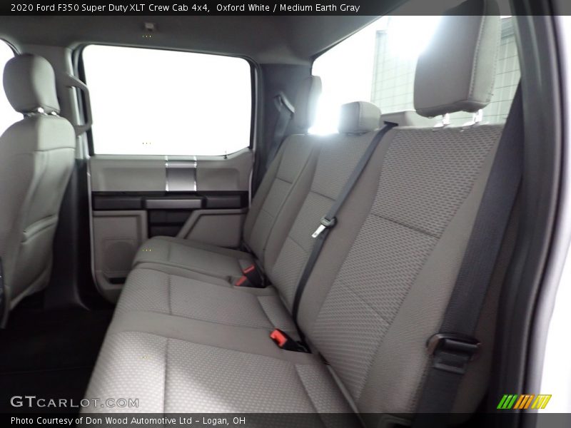 Oxford White / Medium Earth Gray 2020 Ford F350 Super Duty XLT Crew Cab 4x4