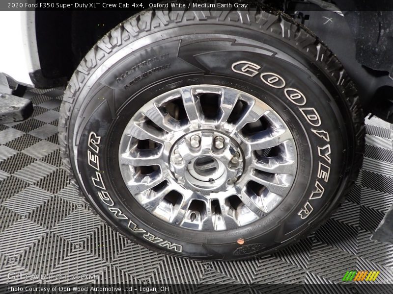 Oxford White / Medium Earth Gray 2020 Ford F350 Super Duty XLT Crew Cab 4x4