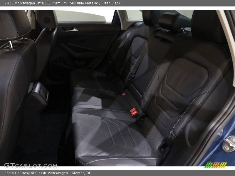 Silk Blue Metallic / Titan Black 2021 Volkswagen Jetta SEL Premium